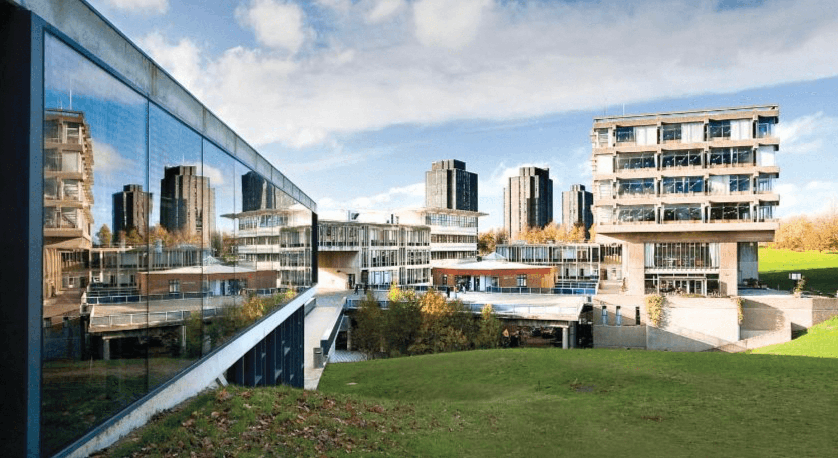 A picture of the university campus