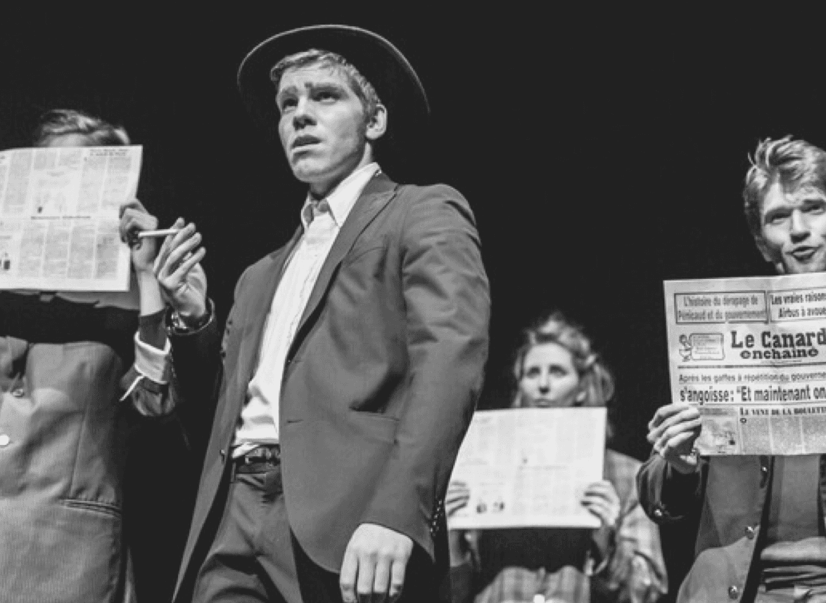 A picture from a play from the Voloz Collective